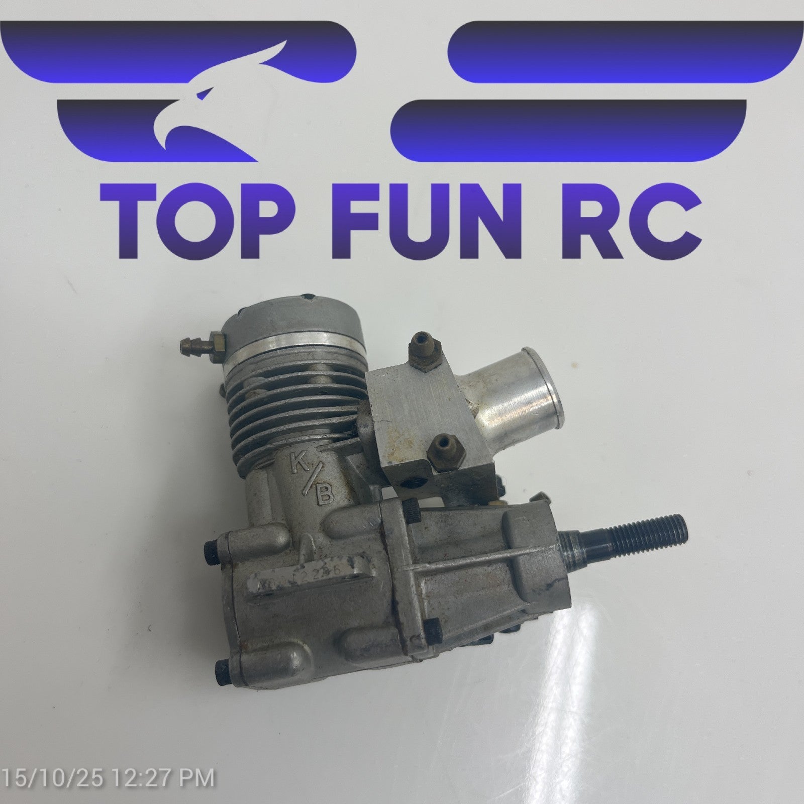 K&B 3.5cc Marine Nitro Engine 2-Stroke For Medium Size RC Boats locked need heat