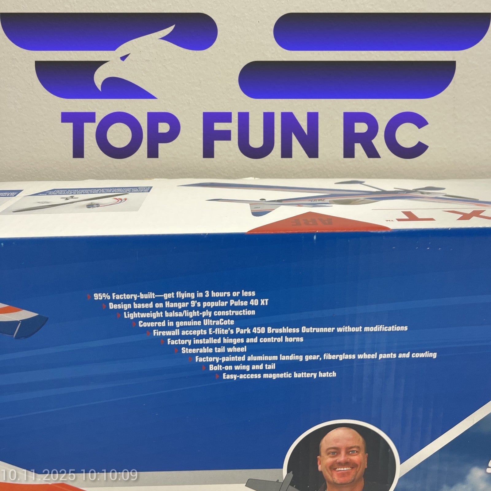 E-FLITE MINI PULSE XT ARF MODEL AIRPLANE KIT