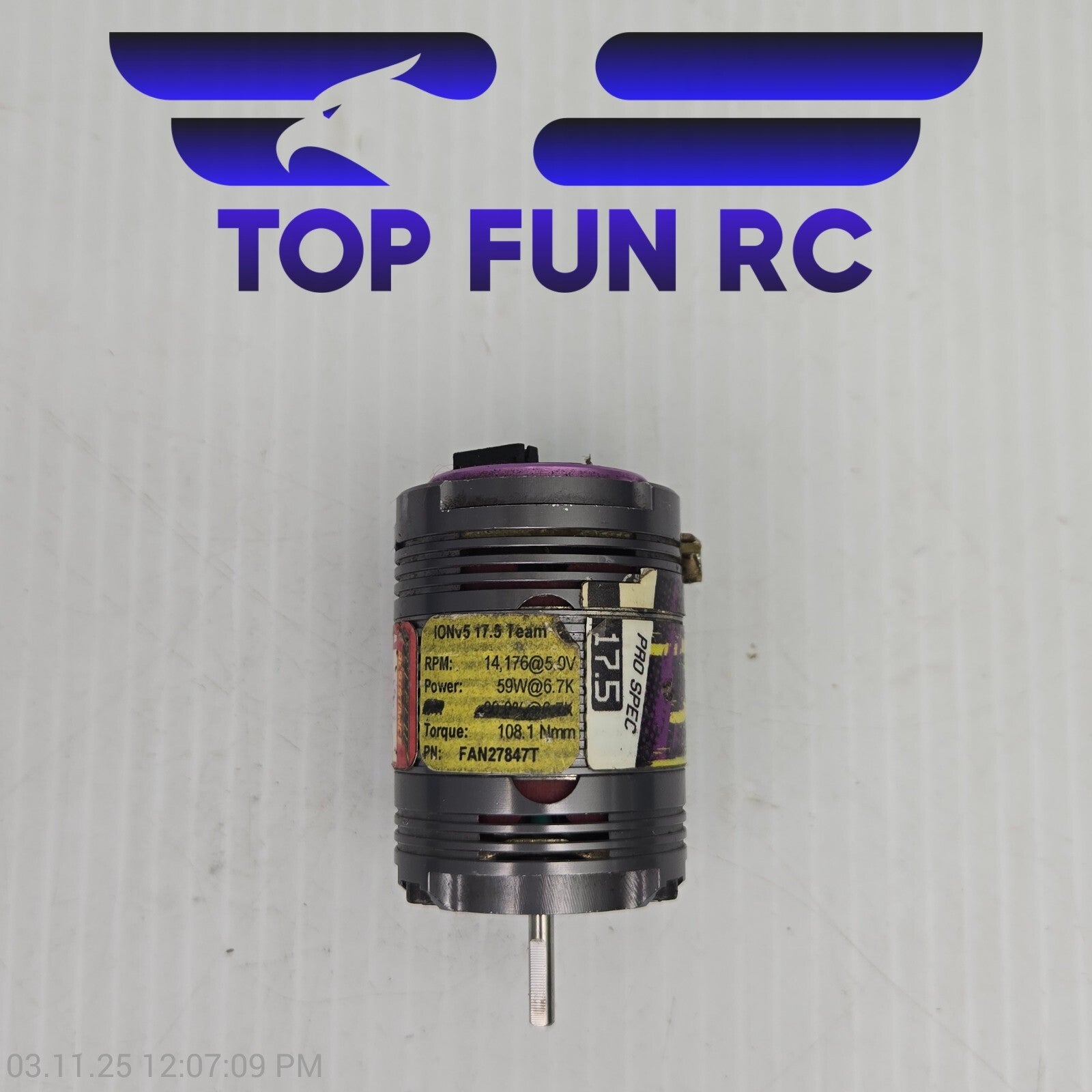 Fantom Ion 5 Pro Spec 17.5 Brushless Motor