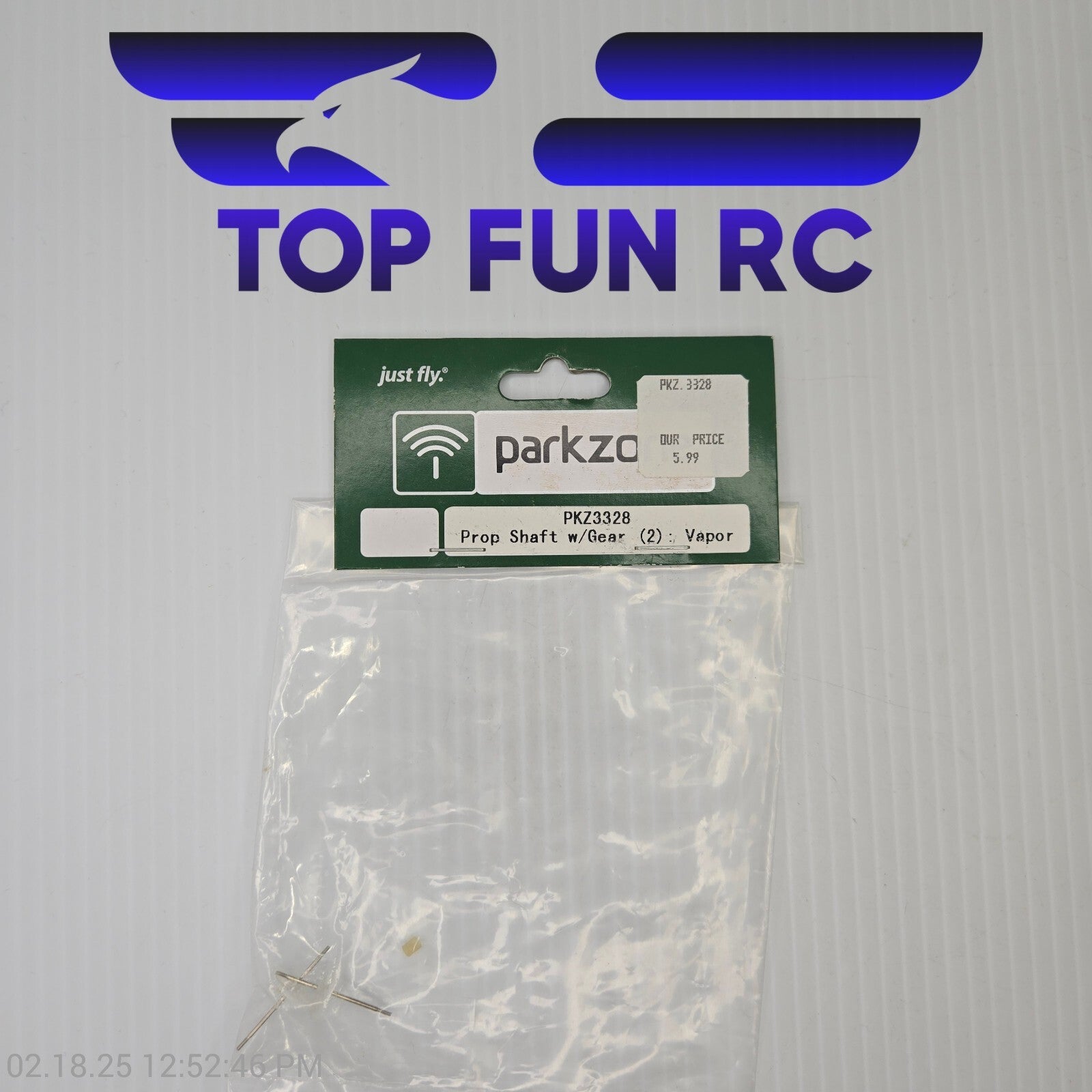 Parkzone PKZ3328 Propeller Shaft with Gear (2) VAPOR