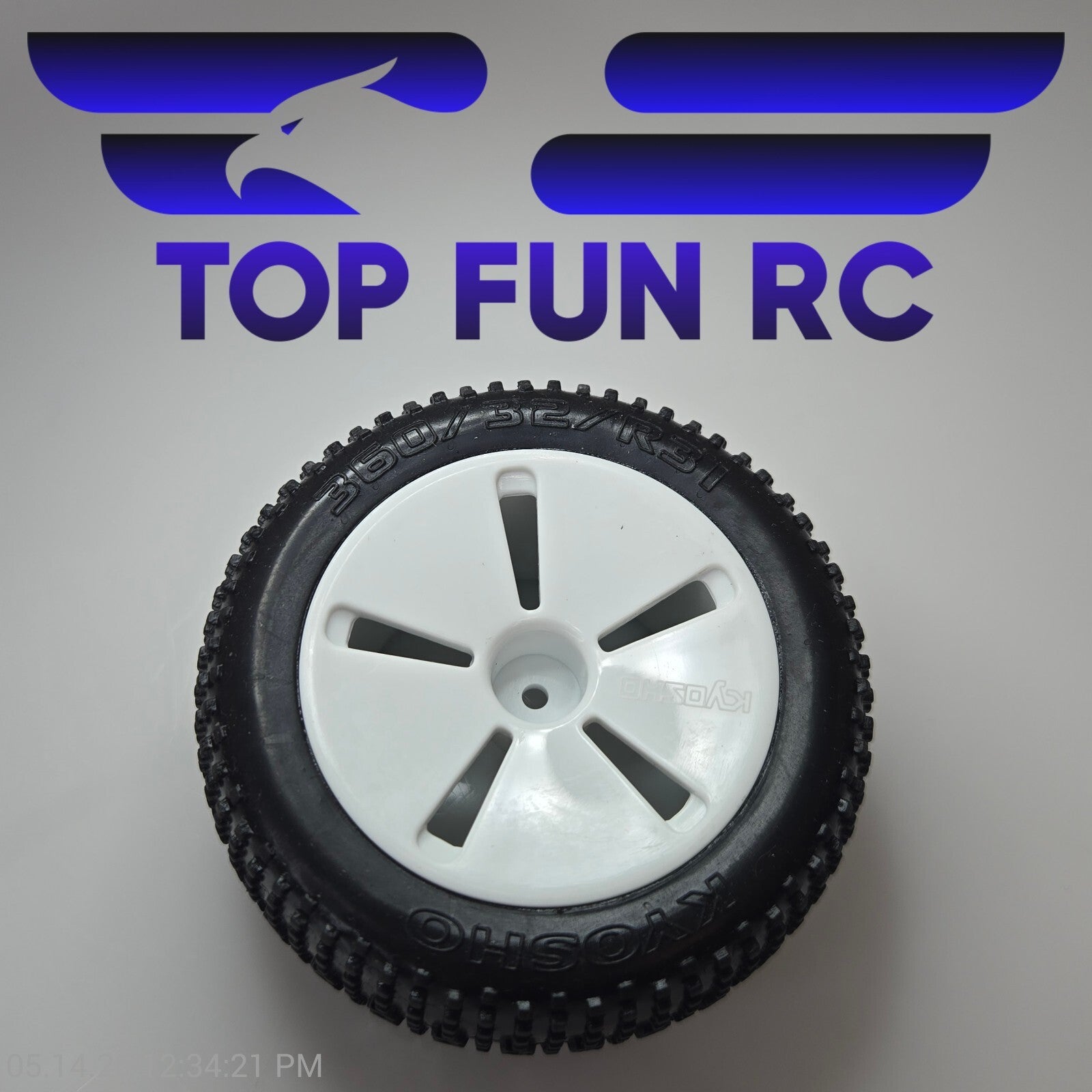 Kyosho RC 360/32/R31 Tire & Wheel Set x4