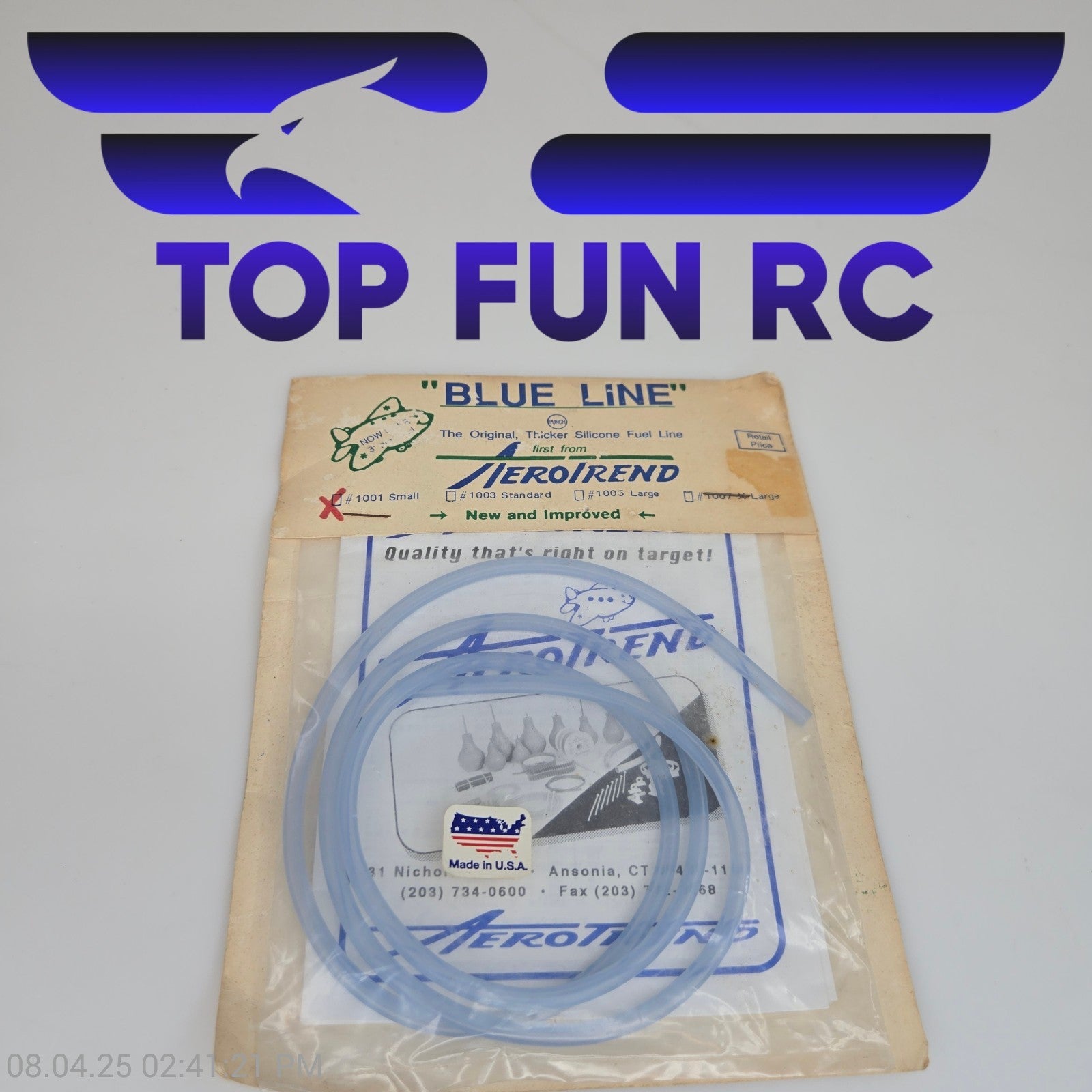 AeroTrend Blue Line 1001 Small Silicone Fuel Line
