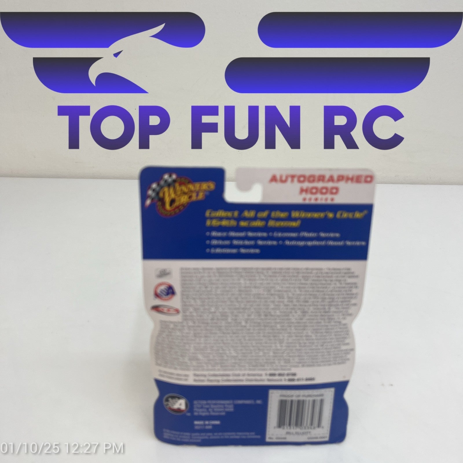Winners Circle Bill Elliott #9 Muppet Show Autographed Hood Collection Diecast