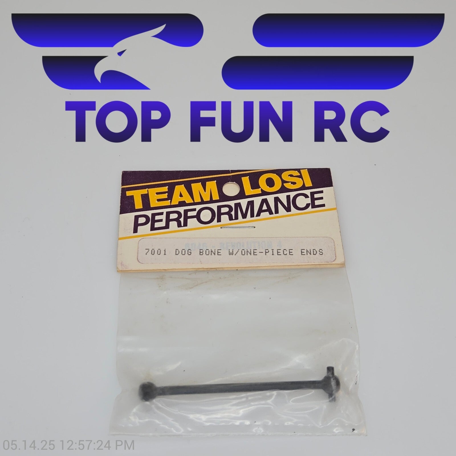 Team Losi RC 7001 Dog Bone w/ One-Piece Ends-Vintage!