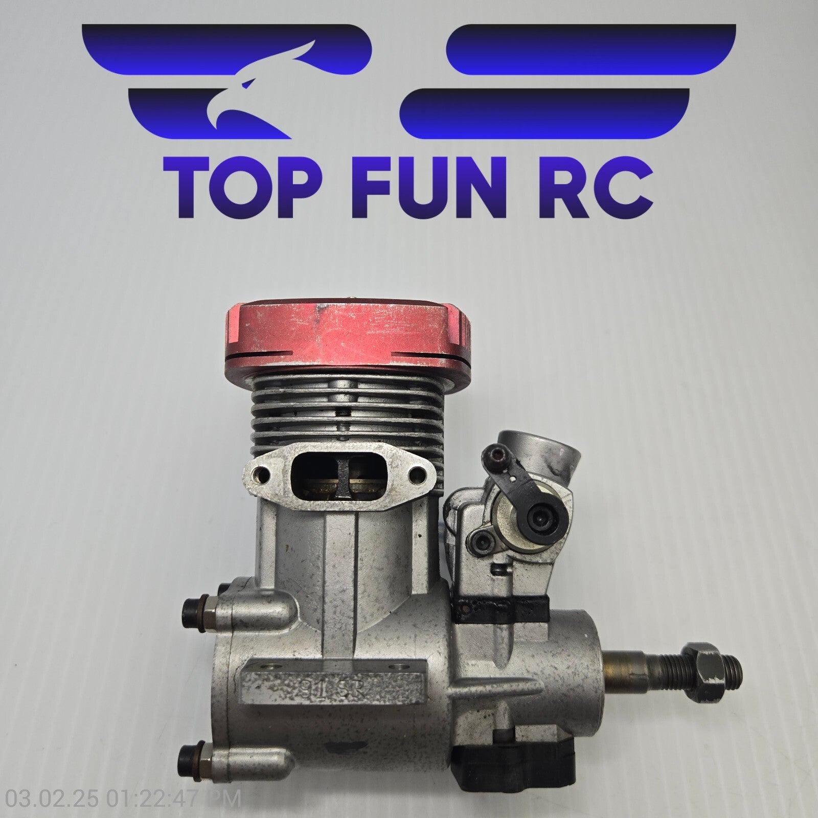 YS 91SR Helicopter Engine Made in Japan w/ Side Muffler