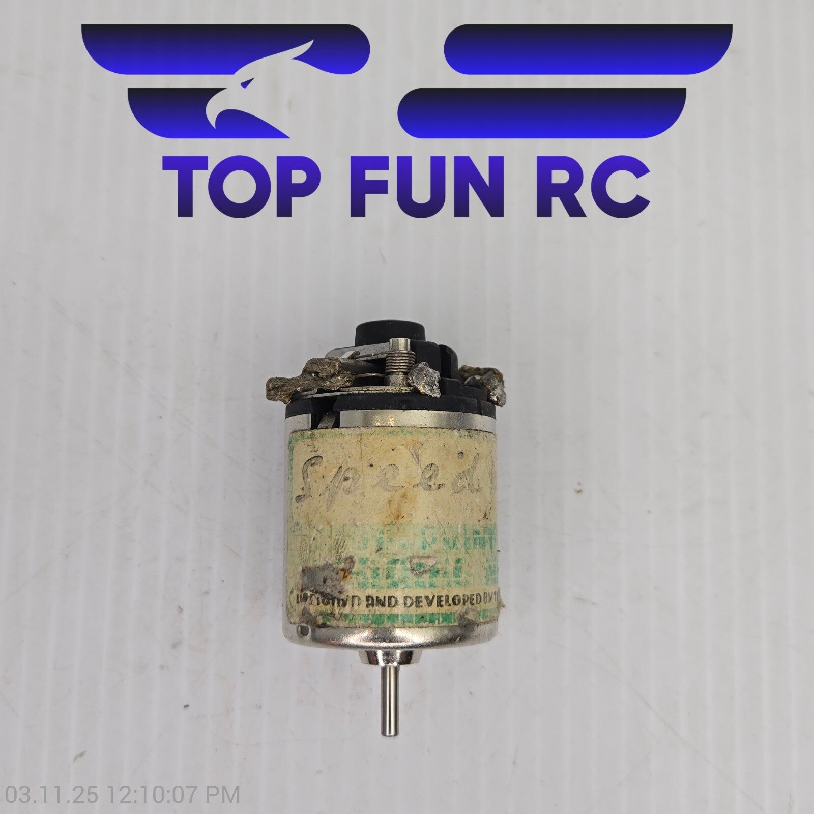 Vintage RC Brushed Motor For Rc 10 Unknown Brand