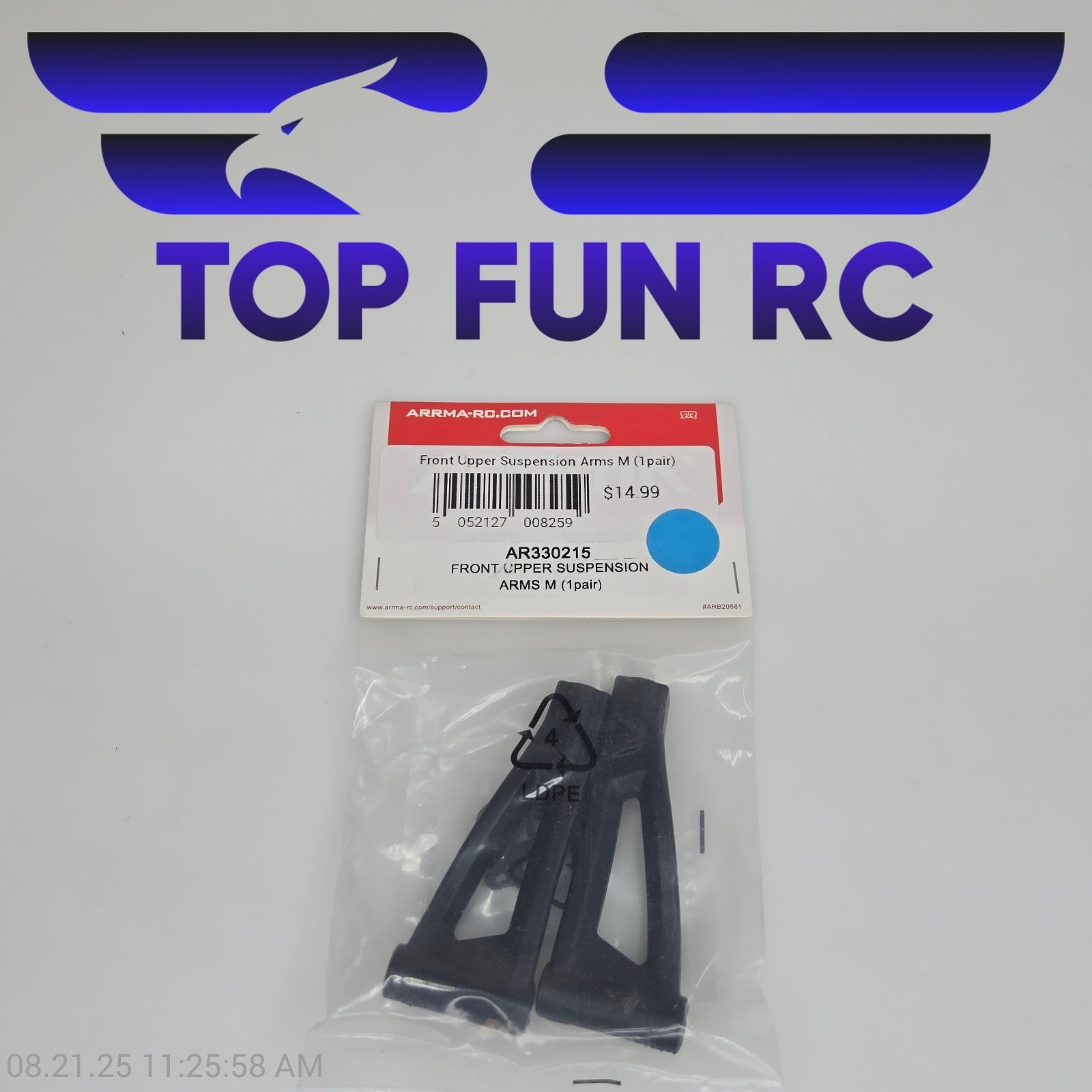Arrma AR330215 Front Upper Suspension Arms M (1 Pair)