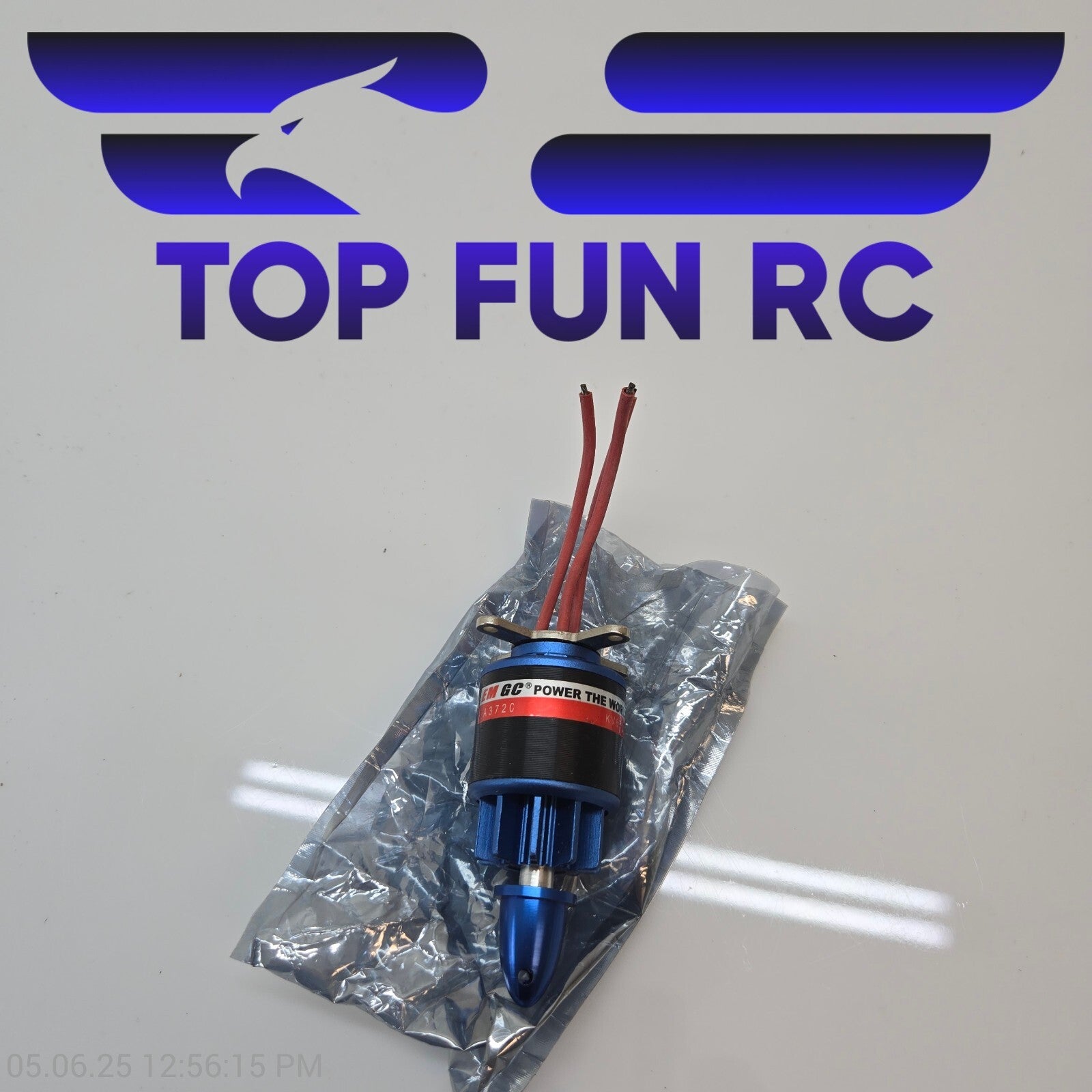 EM GC Power A3702-650KV Brushless Motor w/ X-Mount, Airplane Motor