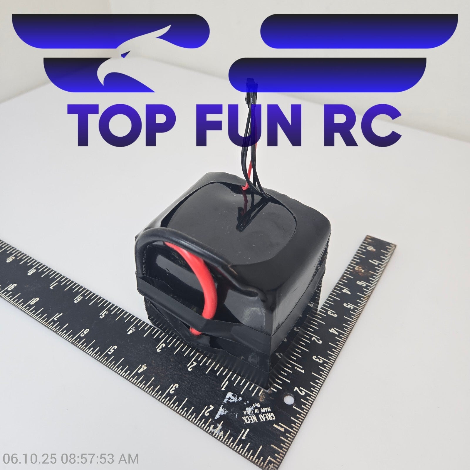 RC 4S Lipo Battery, 10,500 mAh, 4.8v, 155.1WH