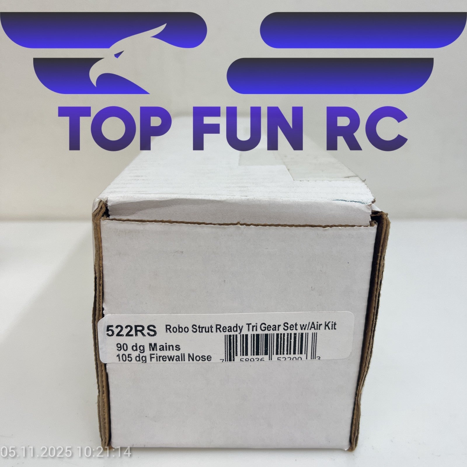 ROBART 522RS ROBO STRUT READY TRI GEAR SET W/ AIR KIT FOR LARGE SCALE RC PLANES