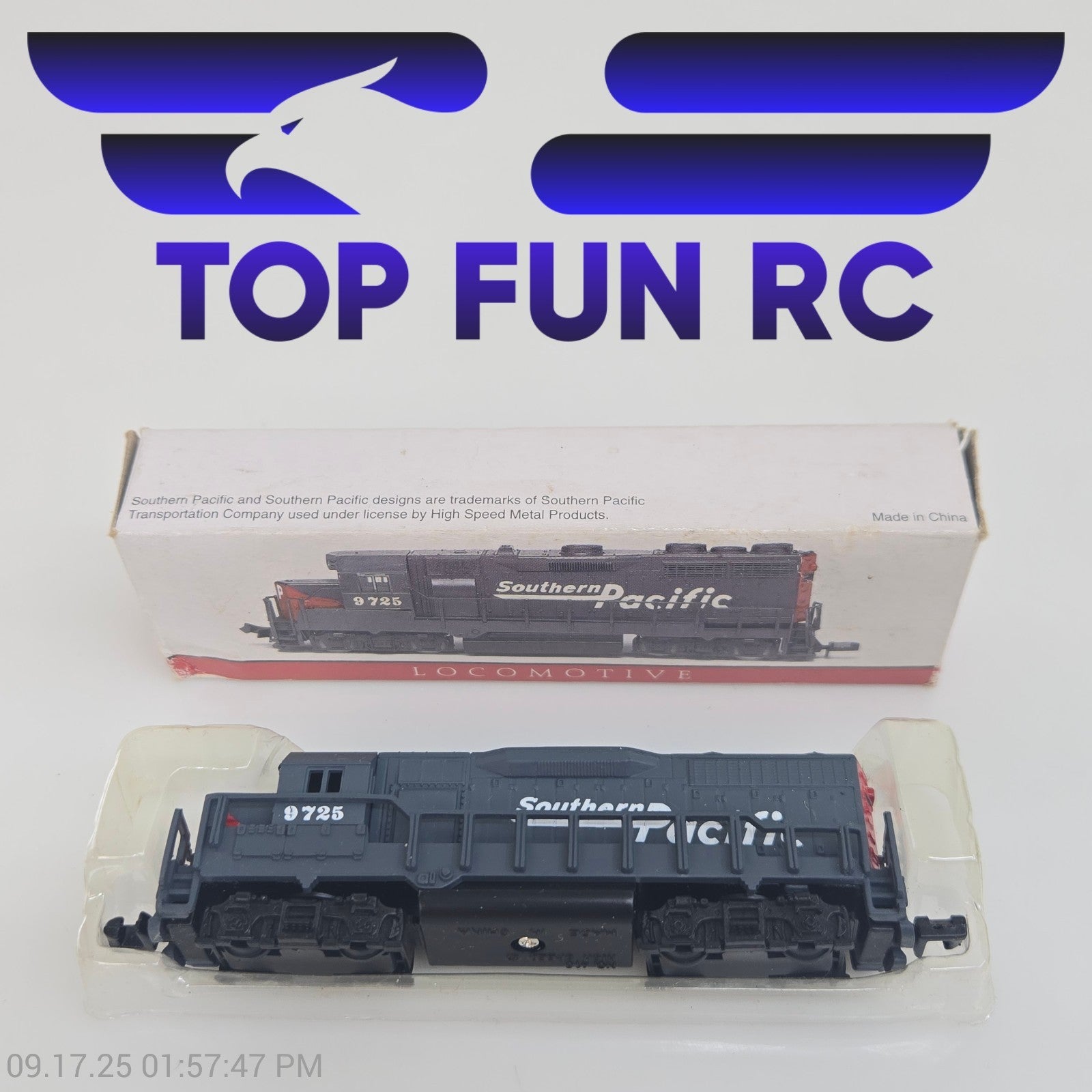 Southern Pacific No. 9725 Locomotive N Scale