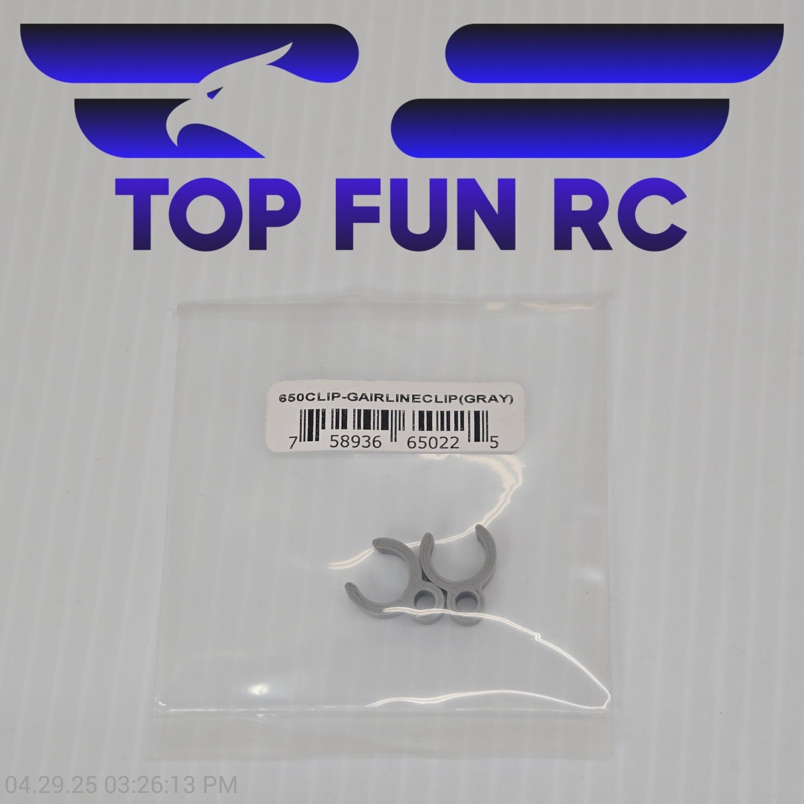 Robart RC 650Clip-Gairlineclip (Gray) Brake Airline Clips