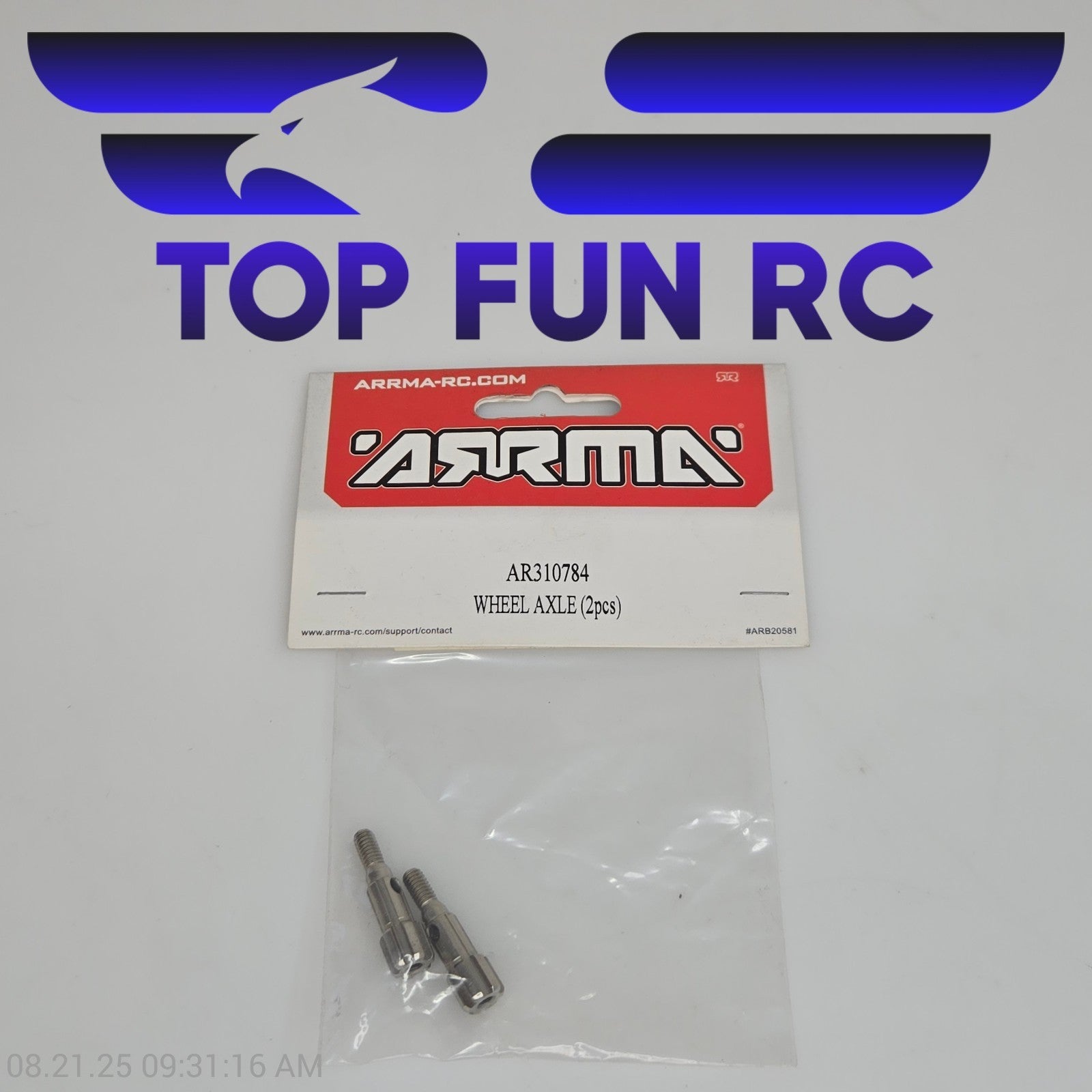 Arrma AR310784 Wheel Axle (2pcs)