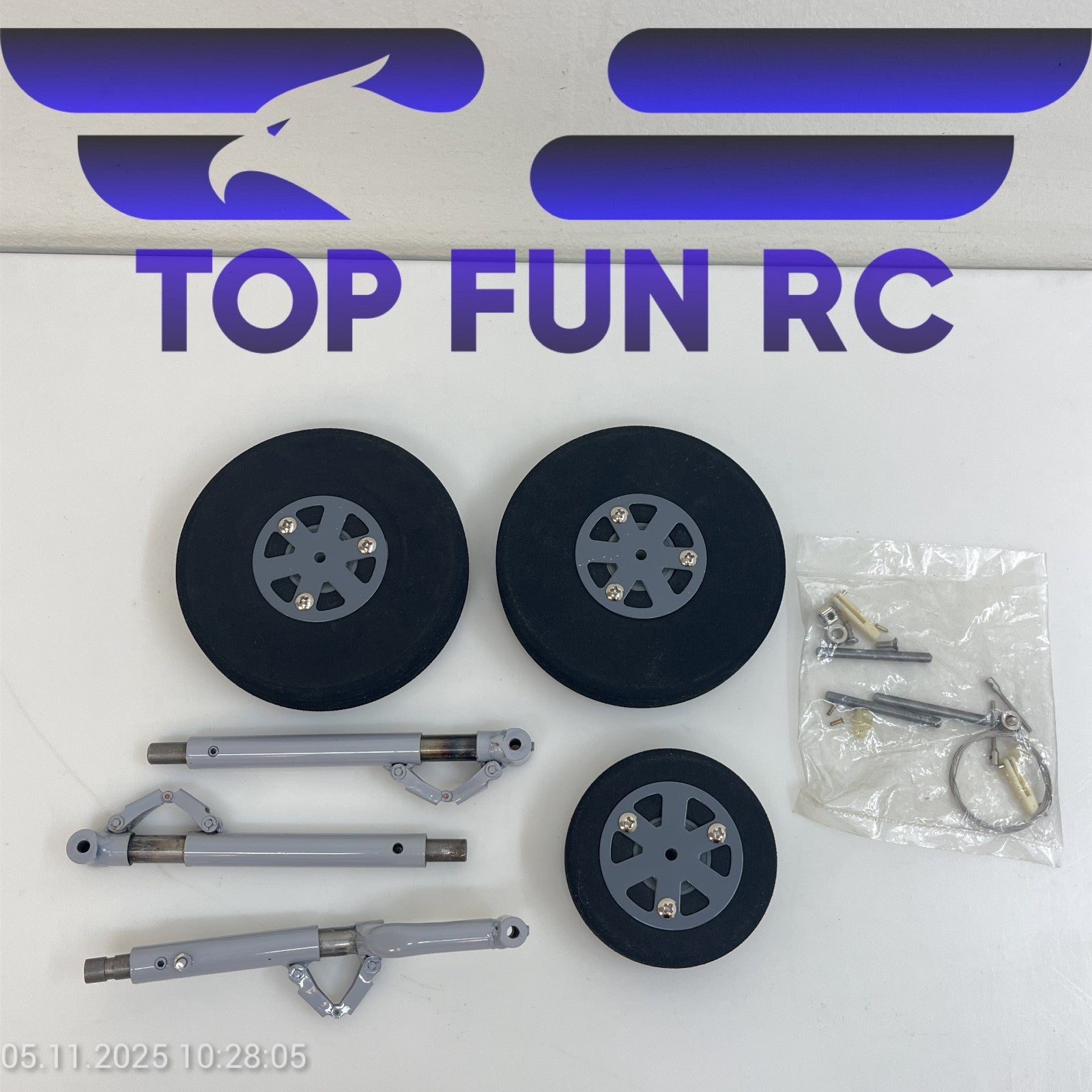 ADVANCED SCALE MODELS TRI GEAR SET FOR A-26 INVADER 1/6 SCALE AIRPLANE