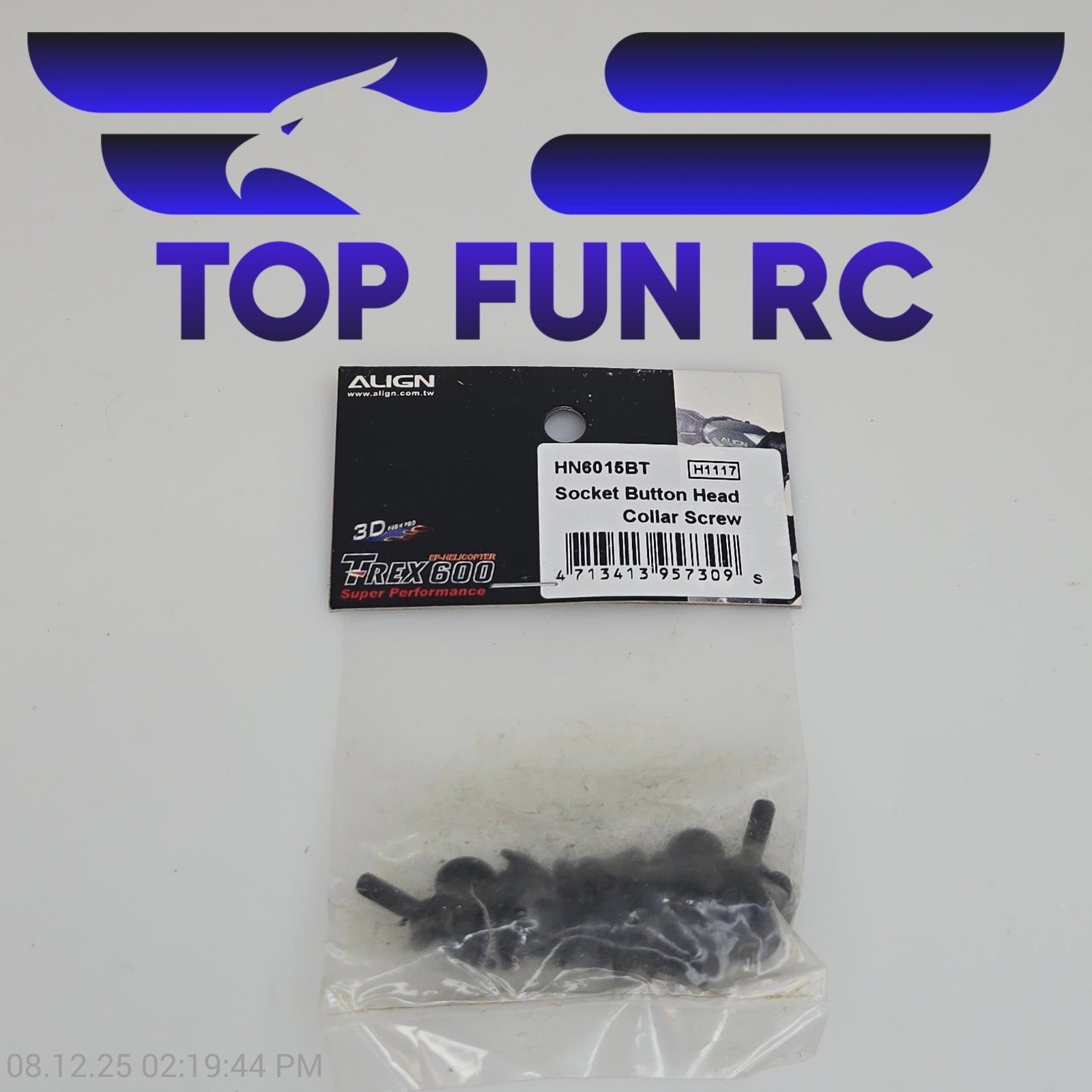 Align HN6015BT Socket Button Head Collar Screw For TREX 600 Helicopter