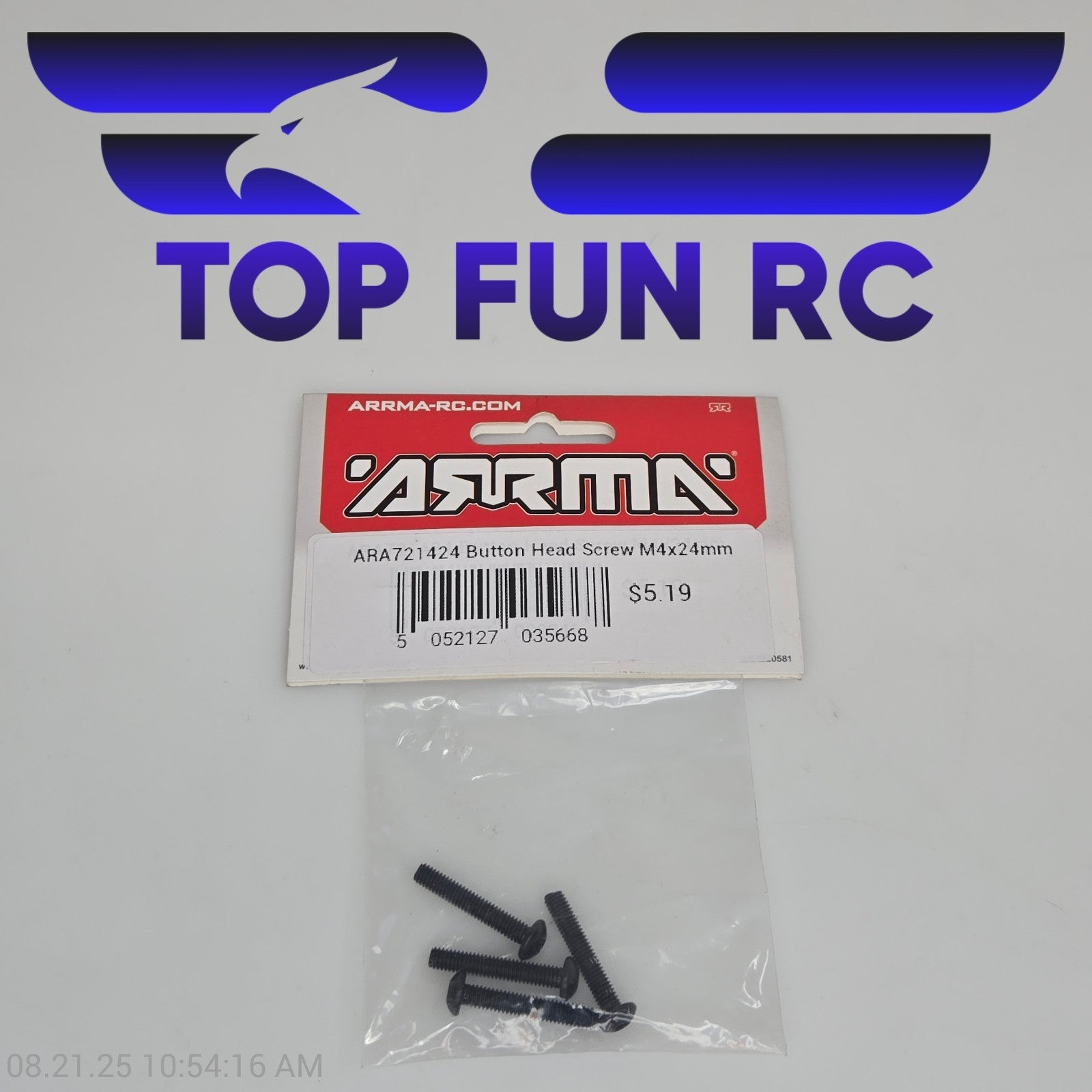 Arrma ARA721424 Button Head Screw M4x24mm