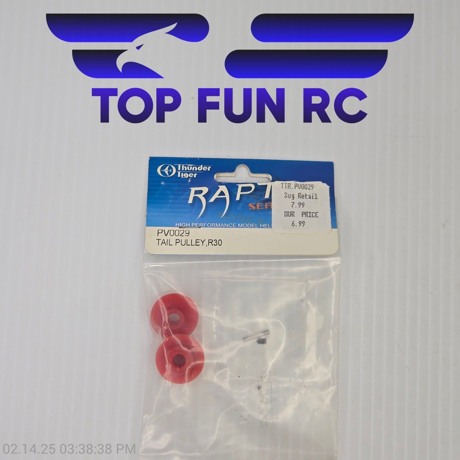 Thunder Tiger PV0029 Tail Pulley Rod For Raptor Series Helicopters