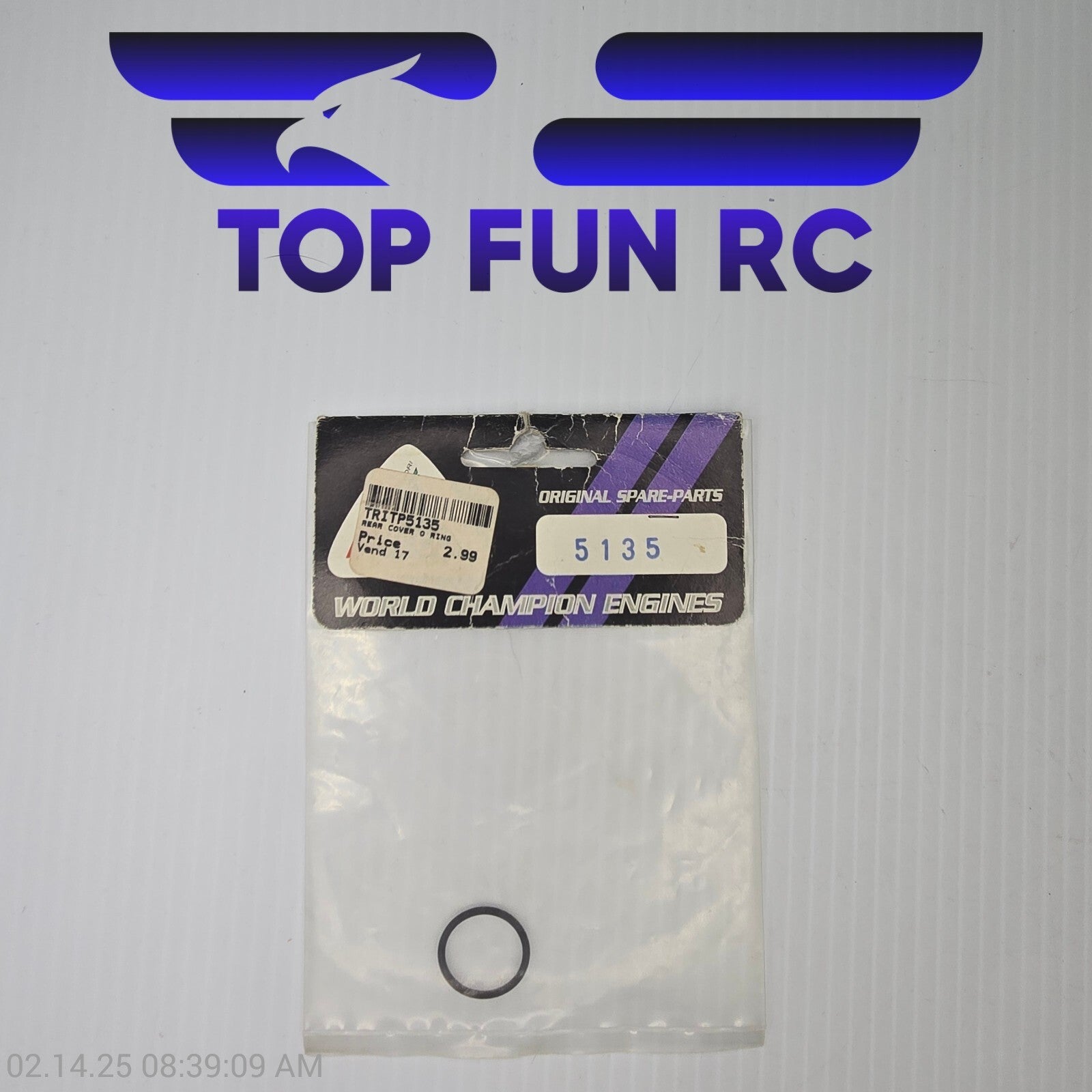 Picco TP5135 Rear Cover O Ring For Picco Torque .12 Nitro Engine