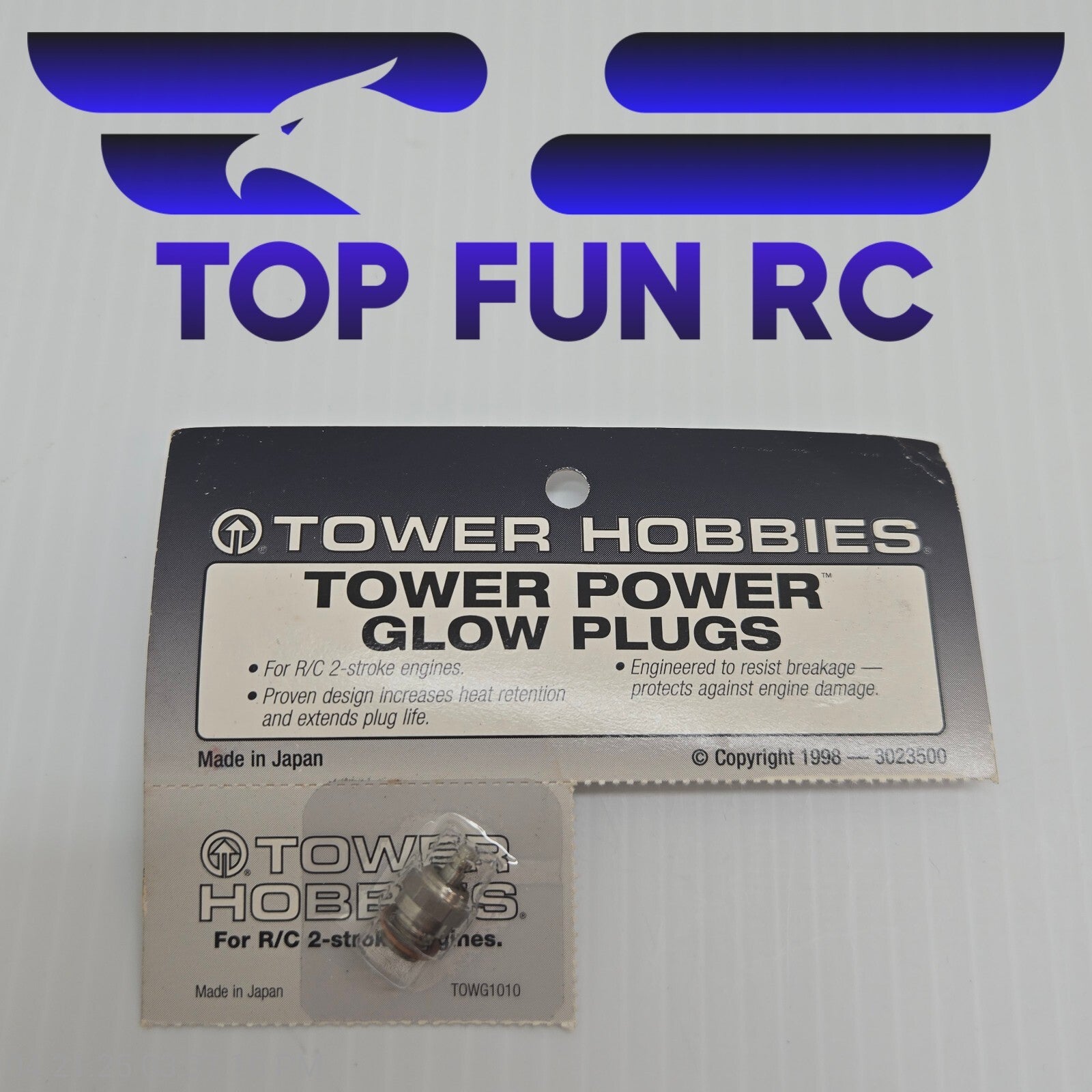 Tower Hobbies TOWG1010 Glow Plugs For 2 Stroke Engines