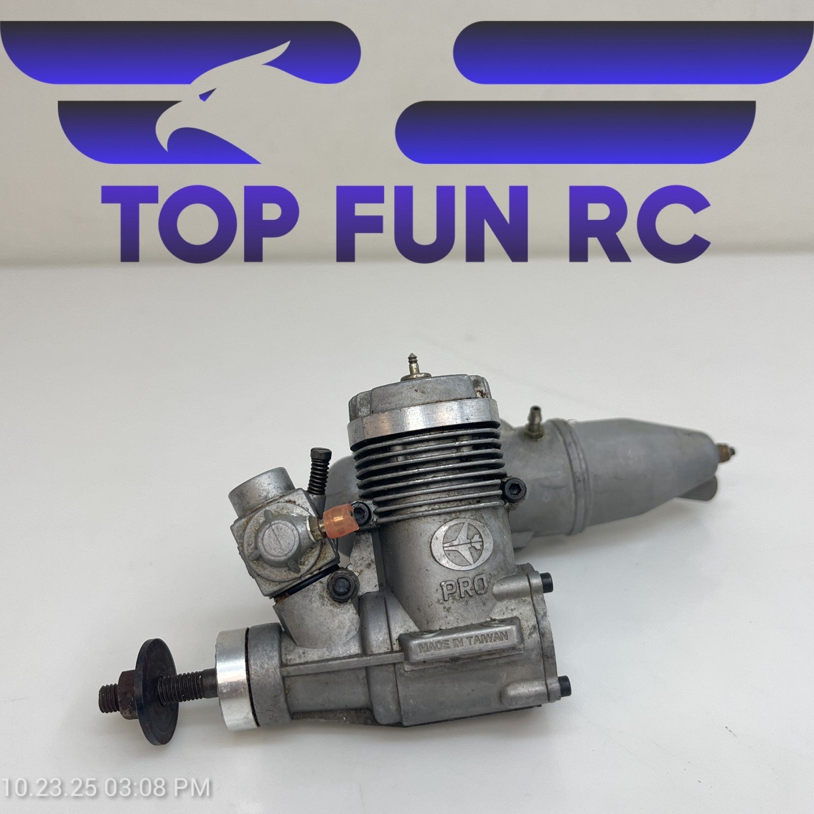 Thunder Tiger Pro 36 2-Stroke Nitro Airplane Engine w/ Muffler FOR PARTS!