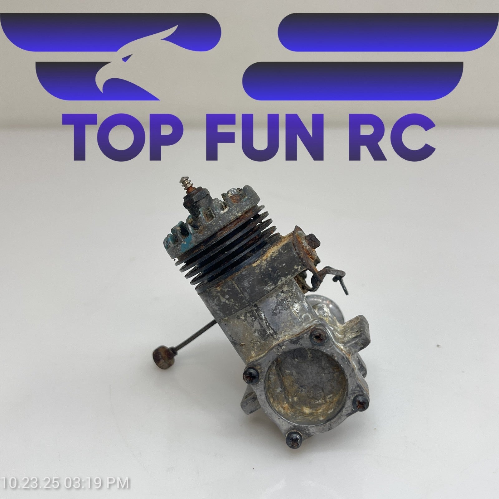 McCoy 19 Blue Head 2-Stroke Nitro Airplane Engine FOR PARTS!