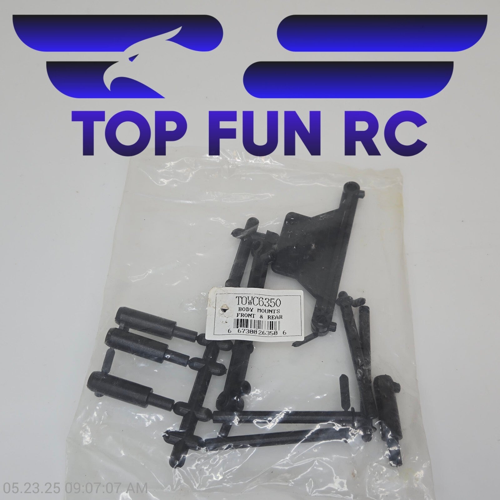 Tower Hobbies TOWC6350 Body Mounts Front & Rear