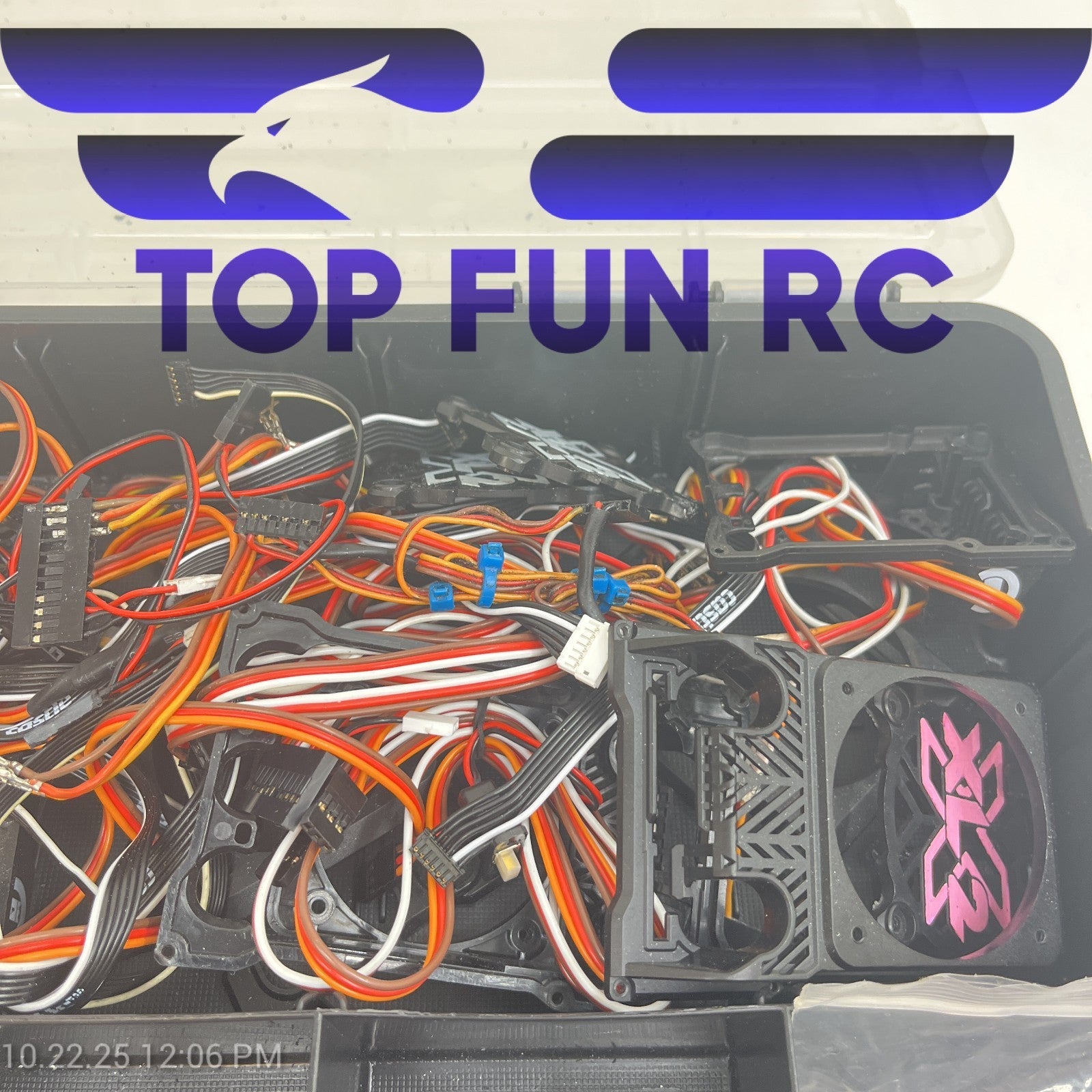 RC Assorted Wiring & Plugs Castle ESC Covers, ESC Wiring Misc. w/ Plastic Case