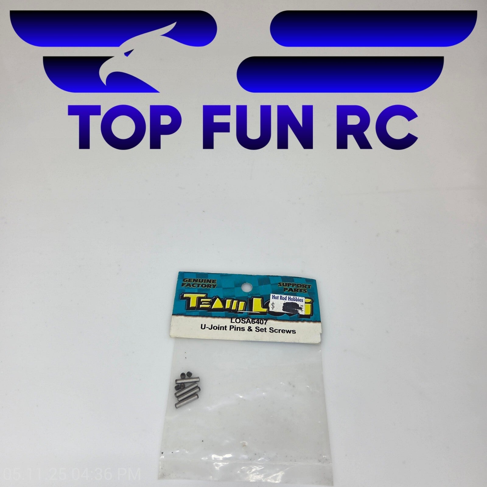 Team Losi RC LOSA6407 U-Joint Pins & Set Screws