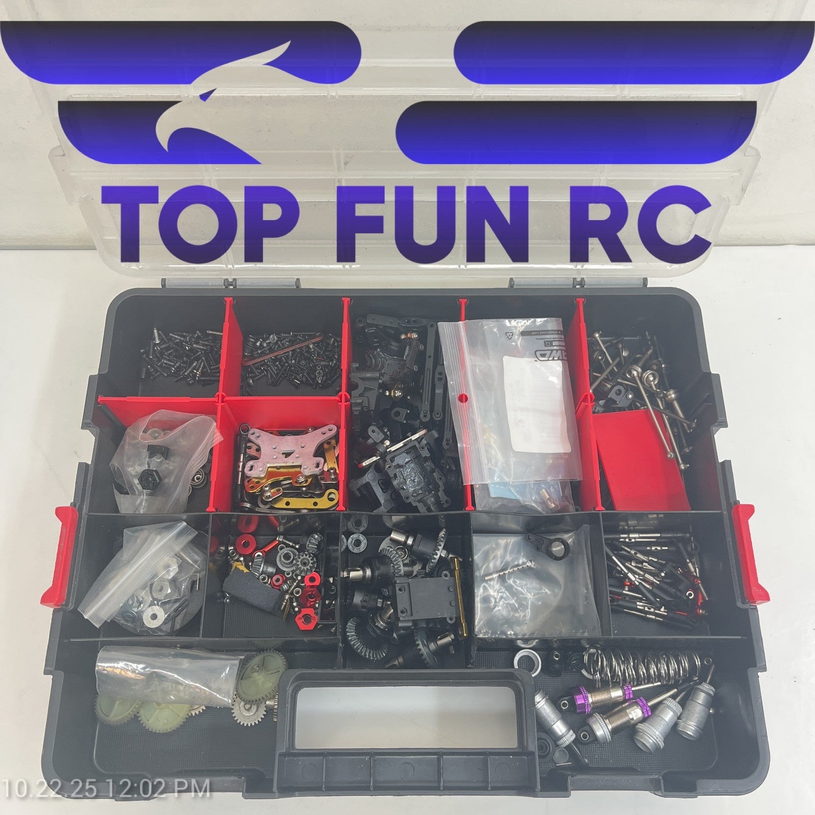 RC Assorted Rear Differential Gears, Shock Bodies, Turnbuckles & Various Screws