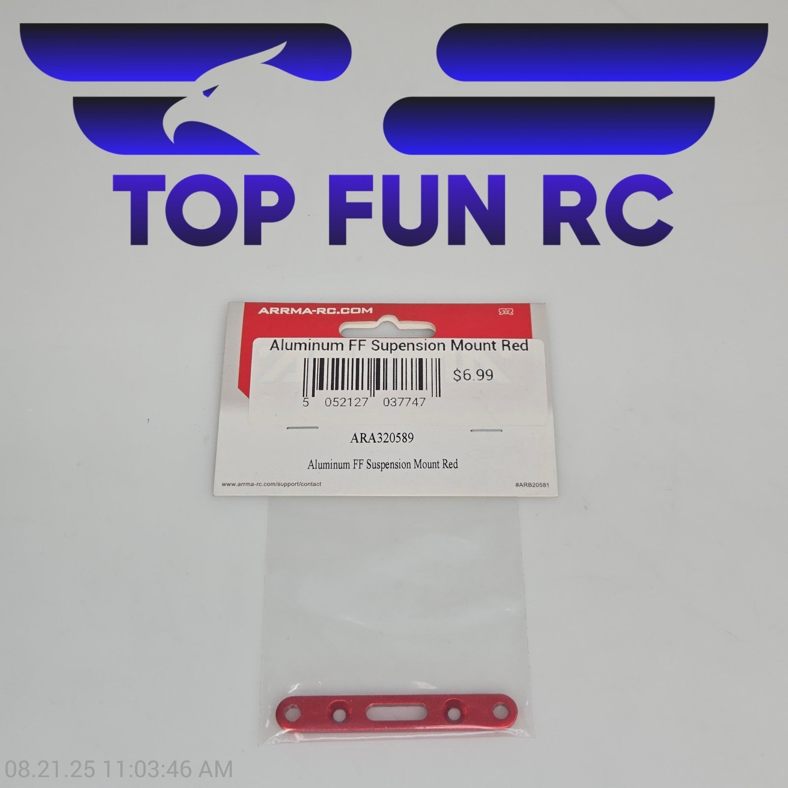 Arrma ARA320589 Aluminum FF Suspension Mount Red