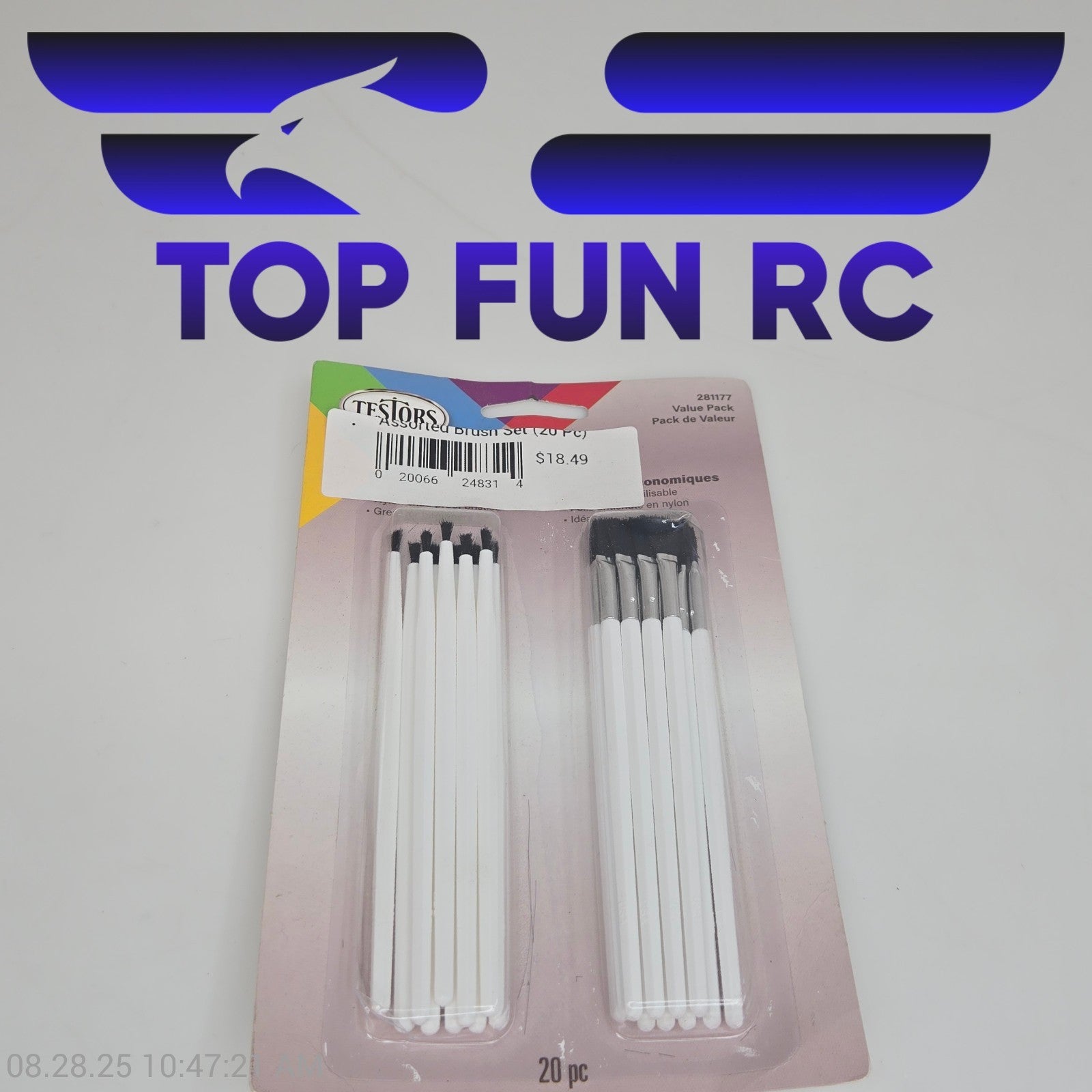 Testors 28117 Assorted Paint Brush Set (20pcs)