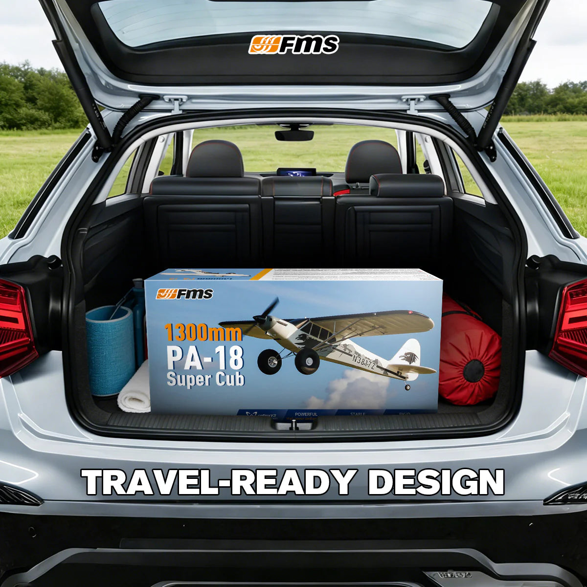 FMS 1300mm PA-18 Super Cub with Reflex V3, RTF