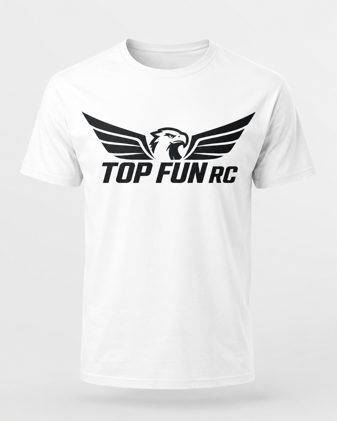 Top Fun RC Eagle Logo Tee – White
